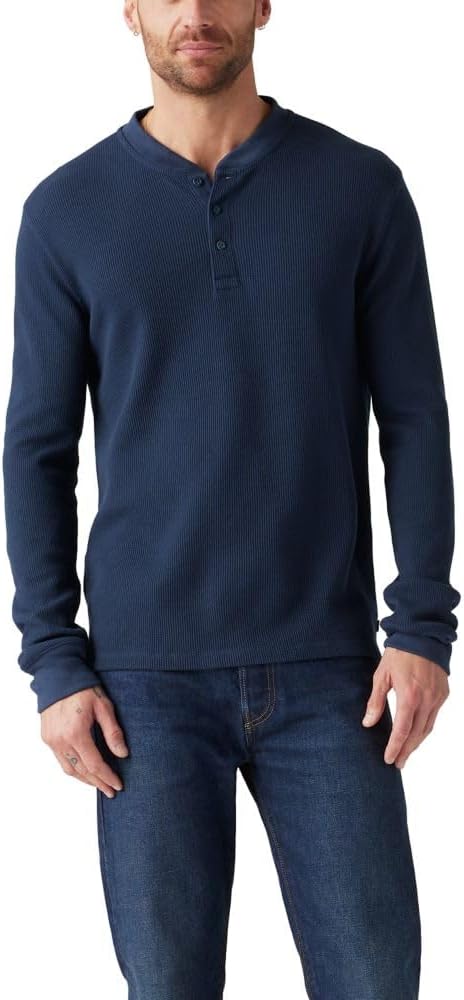 Levi's Men's Long Sleeve Thermal Henley for Ultimate Comfort