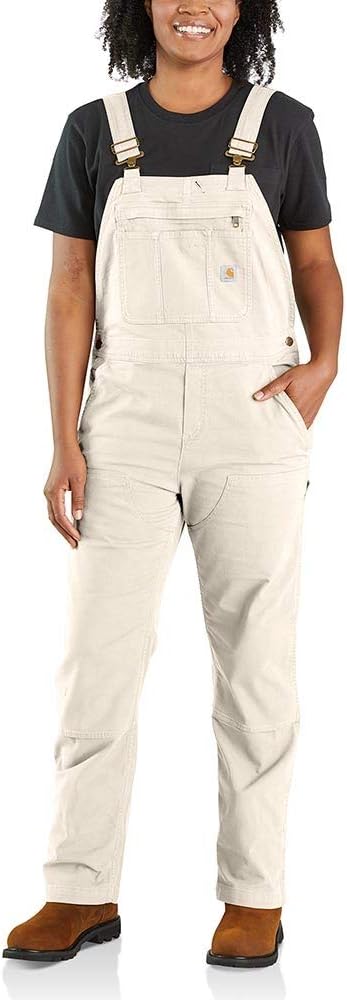 Carhartt Women's Crawford Double Front Bib Overalls for Durability