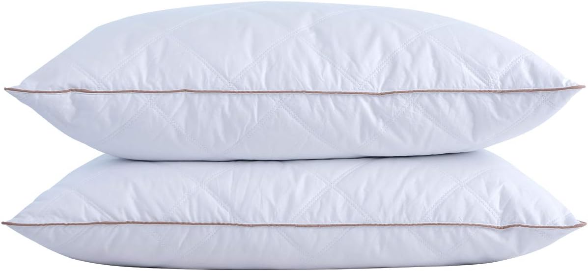 puredown Goose Feathers and Down Pillow for Luxurious Sleep