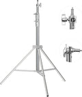 Heavy Duty Light Stand Photography 9.2ft Stainless Steel - Stable