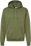 Champion Mens Powerblend Hooded Sweatshirt, S Fresh Olive - Durable