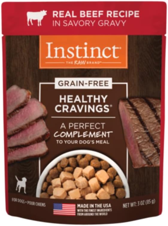 Instinct Healthy Cravings Grain Free Wet Dog Food Topper 24 Pouches