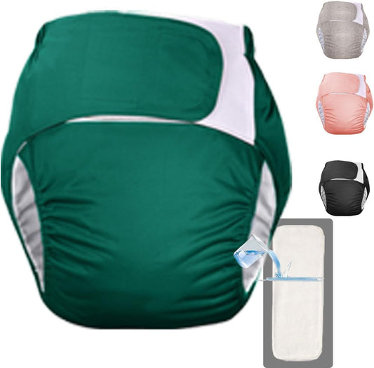 AUSTYLCO Waterproof Adult Cloth Diaper - Maximum Absorbency!