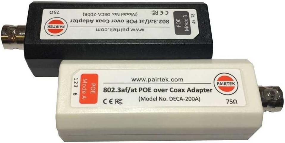 POE Ethernet-Over-Coax Adapter Kit for Reliable Connectivity