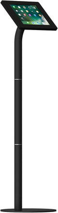 VidaMount Black Home Button Covered Enclosure and Floor Stand - Secure
