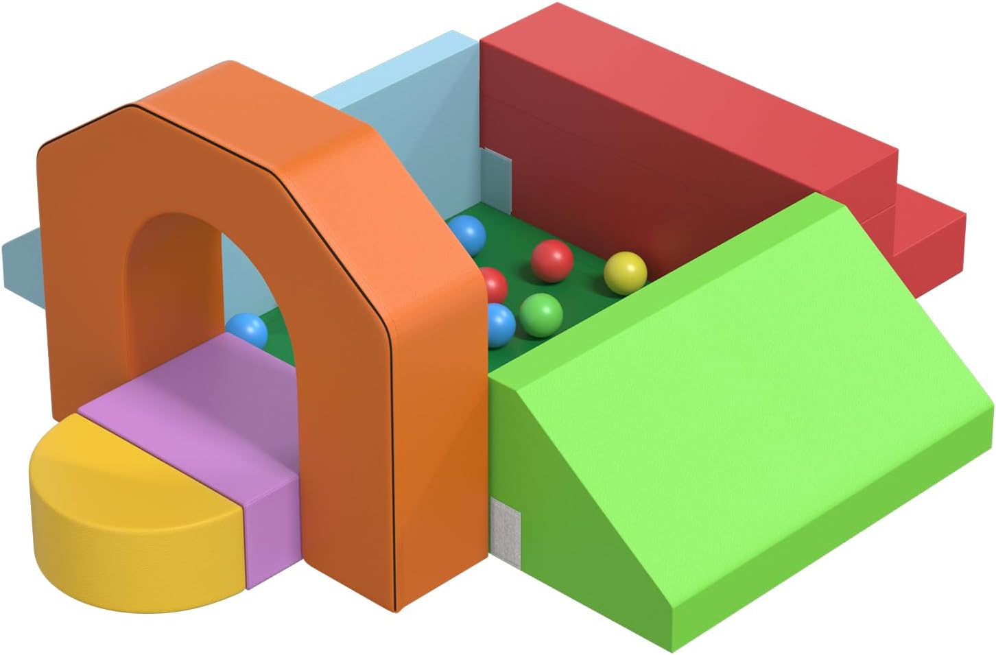 6 Piece Foam Climbing Blocks for Toddlers 1-3 Years Old