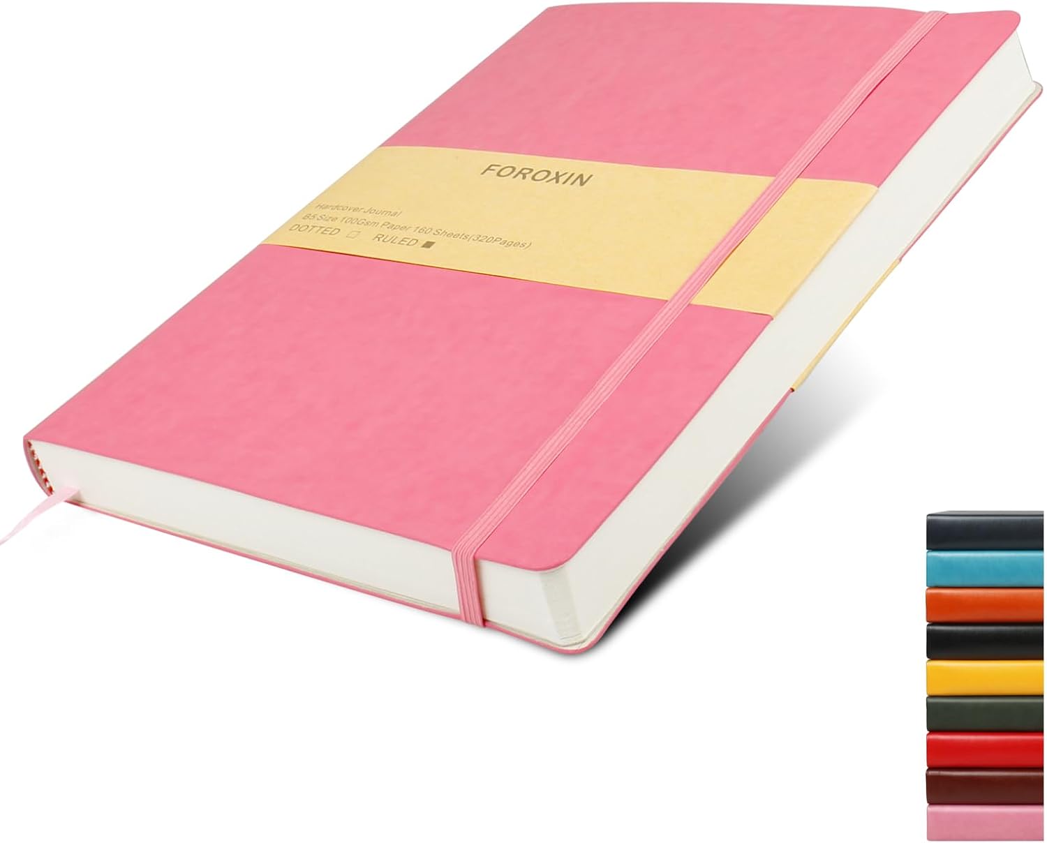 Pink Lined Journal Notebook: 320 Pages, B5 7.48x10.24 - Thick 100gsm Paper