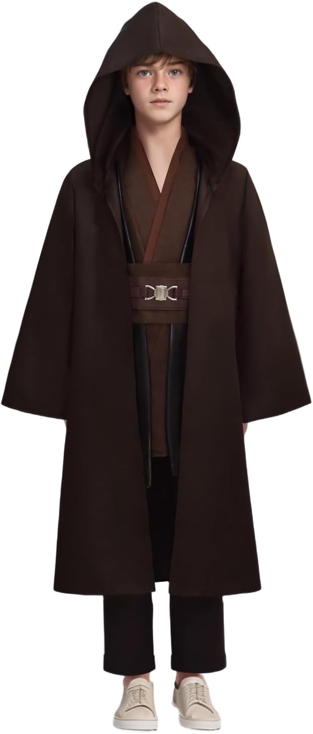 Deluxe Hooded Robe Anakin Costume for Kids Halloween Fun