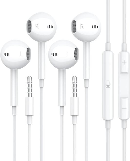 Clear Call 2-Pack Apple Earbuds BLXSounds