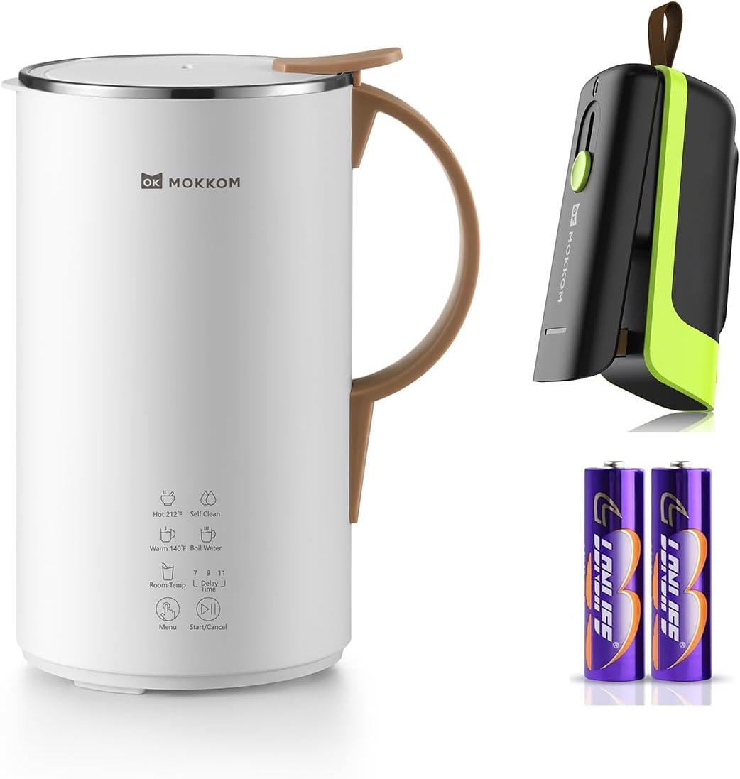 2-in-1 Nut Milk Maker & Sealer: Effortless Freshness!