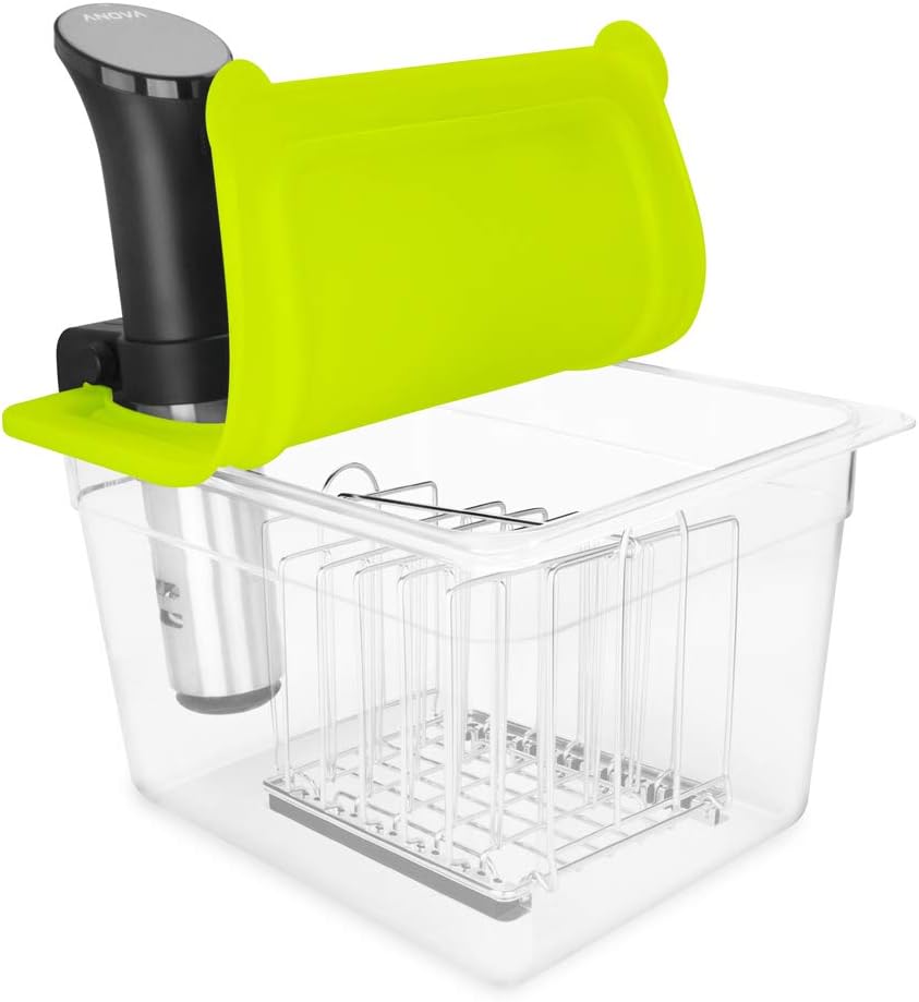 EVERIE Sous Vide Container 12 Quarts with Silicone Lid & Rack