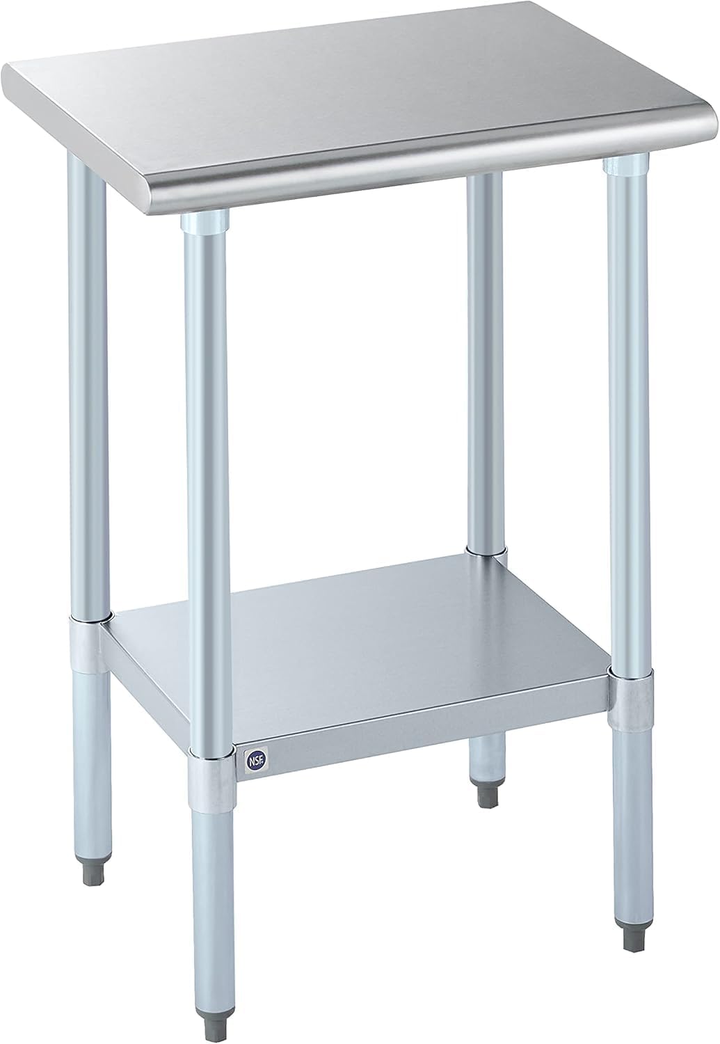 ROCKPOINT Stainless Steel Table for Prep & Work 18x24 in Kitchen