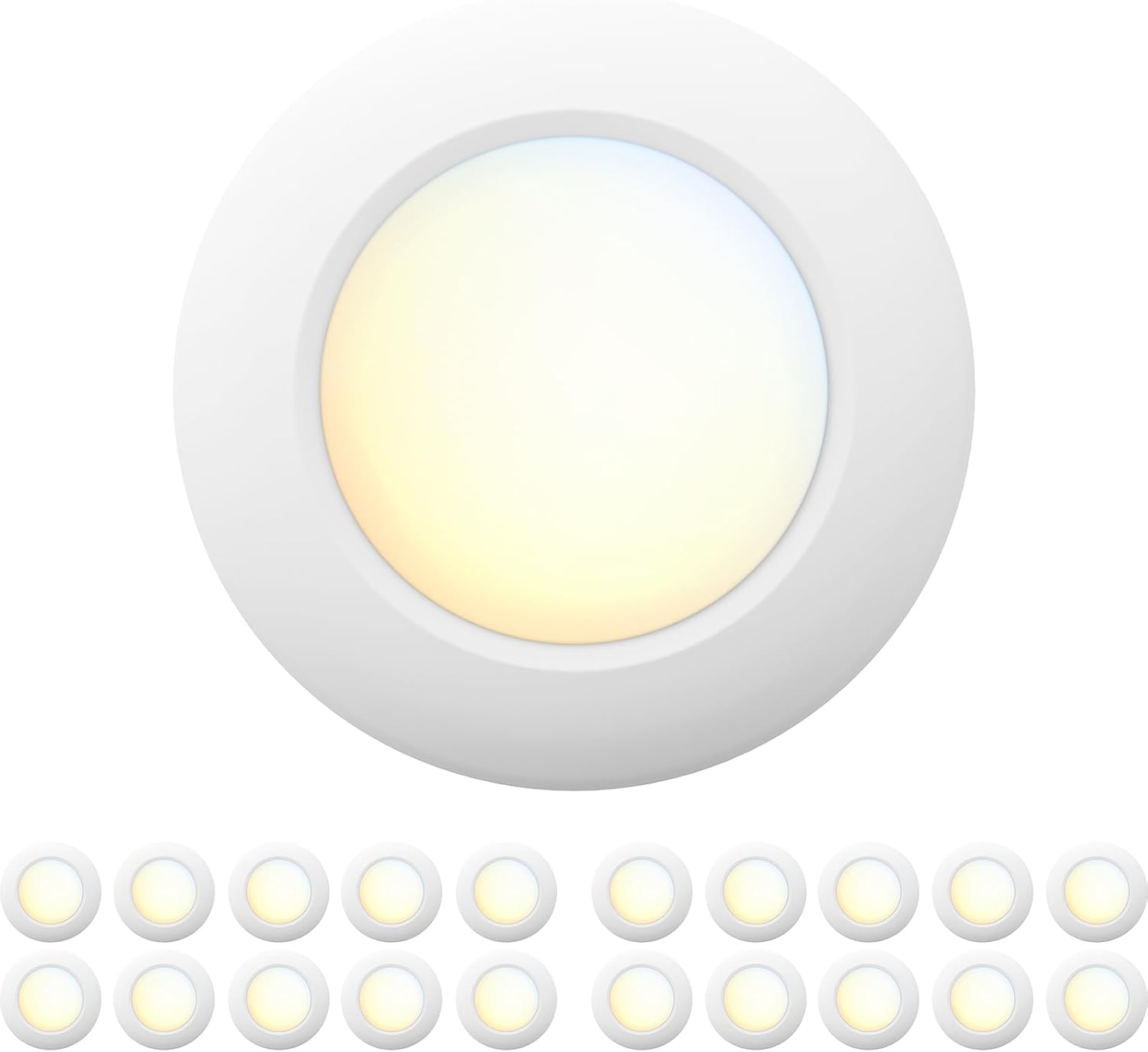 20 Packs 6 Inch 5CCT Field Selectable LED Disk Light Review