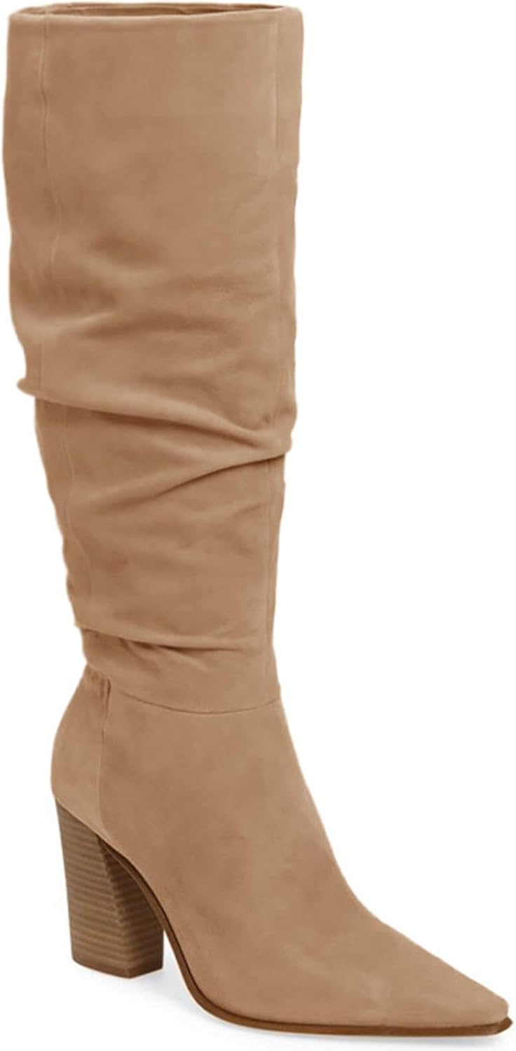 Stylish Faux Suede Knee High Boots for Every Occasion