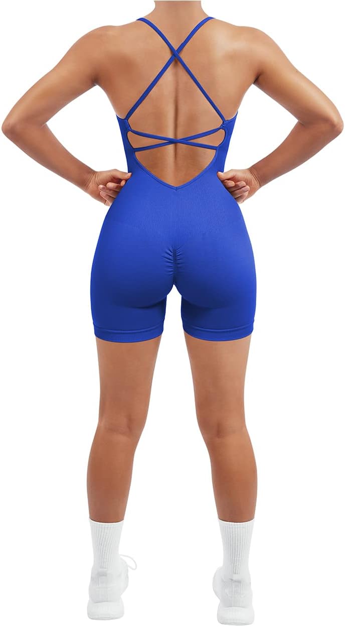 SUUKSESS Women Strappy Romper for Tummy Control and Comfort