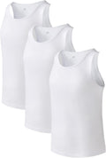 Men's Bamboo Rayon Tank Top Undershirt - Cool Moisture-Wicking