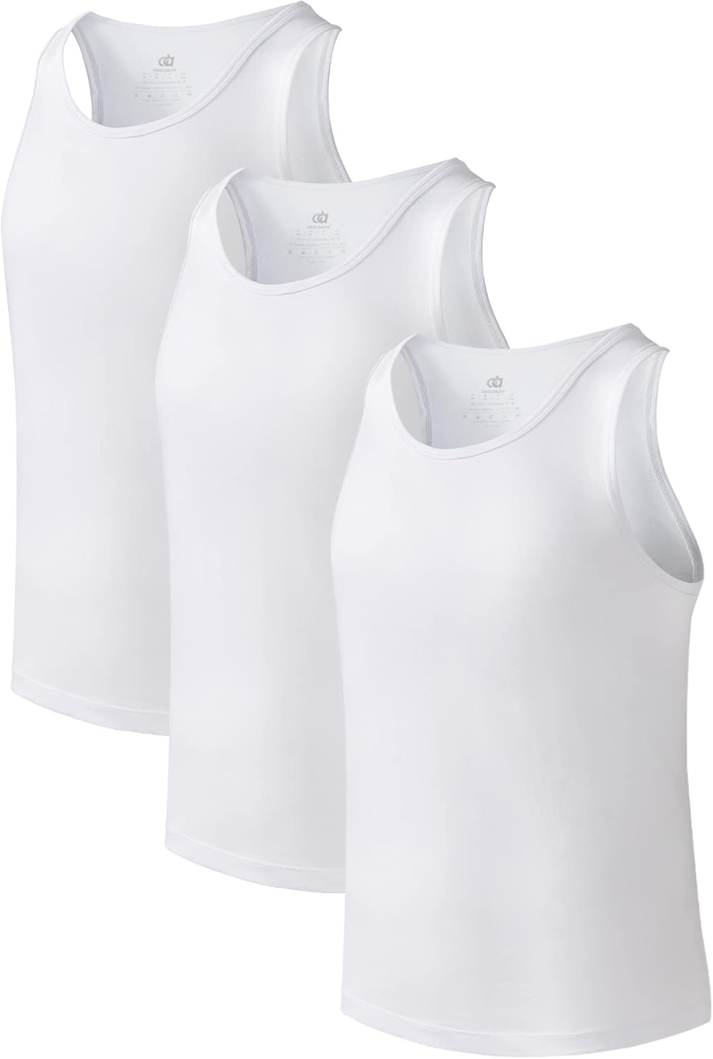 Bamboo Rayon Men's Tank Top Undershirts for All-Day Comfort