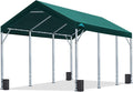 ADVANCE OUTDOOR 12x20 ft Heavy Duty Carport Canopy - Adjustable