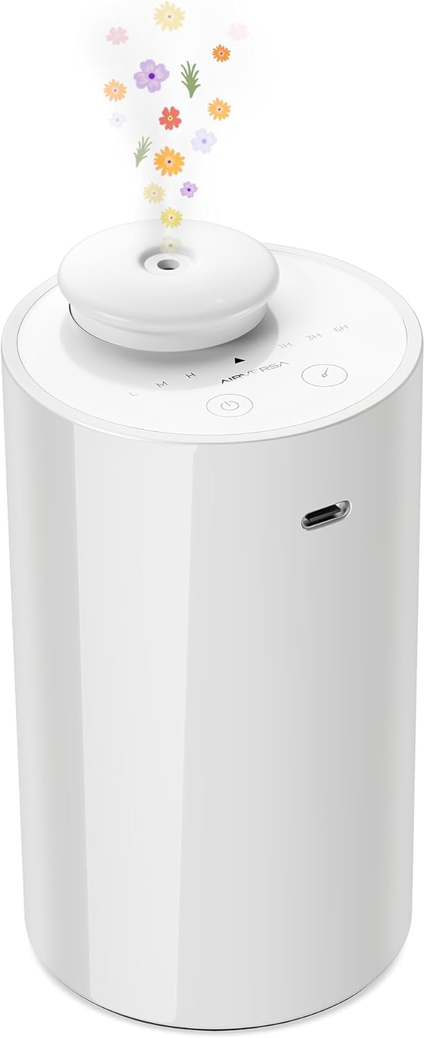 Waterless Essential Oil Diffuser for Home, Office & Travel
