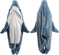 Cozy Adult Shark Blanket Onesie - Sleep in Style!