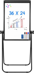 Stand White Board 36x24 Magnetic Dry Erase Flipchart Easel - Portable