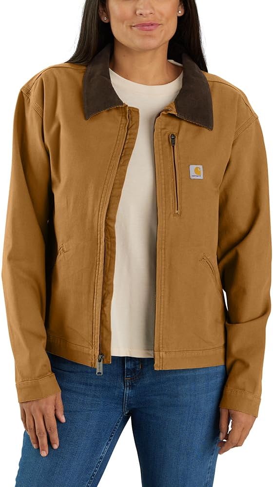 Carhartt Women's Rugged Flex Loose Fit Canvas Detroit Jacket Review