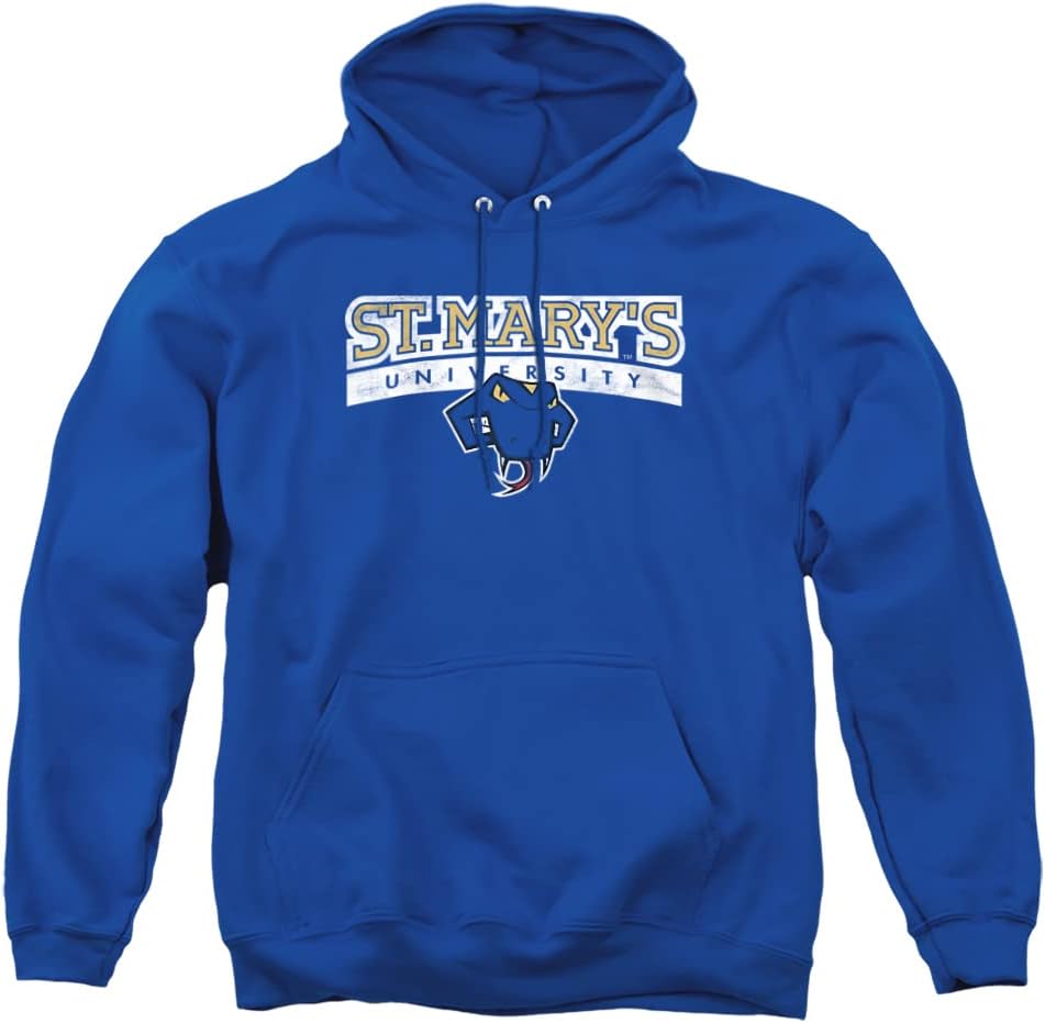 Official Collegiate Distressed Primary Logo Hoodie for Fans