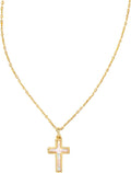 Kendra Scott Cross Pendant Necklace for Women - Everyday Faith Piece