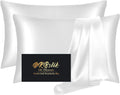 Silk Pillowcase 2 Pack King Size - Mulberry Satin Sleep Set