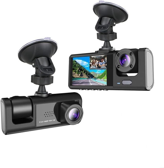 Night Vision Dual Cam 1080P, 32GB Memory, IVS