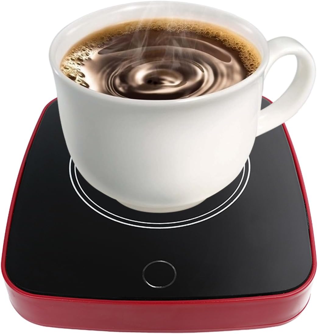 Fast Heating Coffee Warmer - 3 Temp Settings - Auto-Off - Ideal Gift for Her