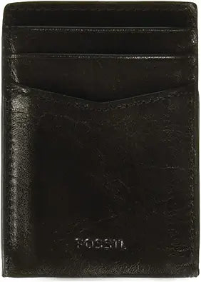 Fossil Men's Andrew Leather Magnetic Card Case with Money Clip