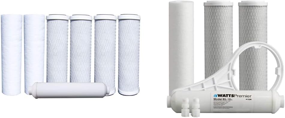 Watts Premier Water Filter Replacement Kit Bundle for Clean Water