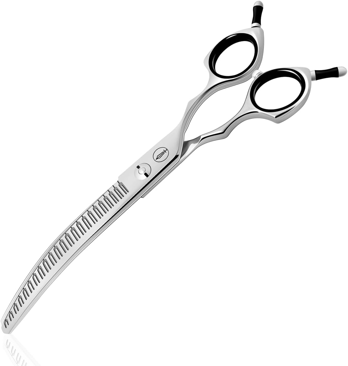 HASHIMOTO Curved Eraser Dog Grooming Scissors for Efficient Grooming