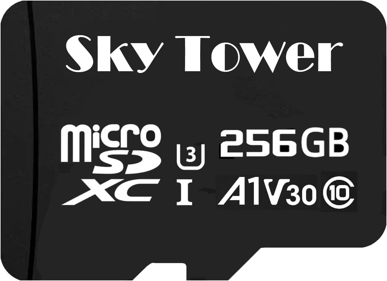 High-Speed 256GB MicroSDXC Memory Card - Up to 100MB/s