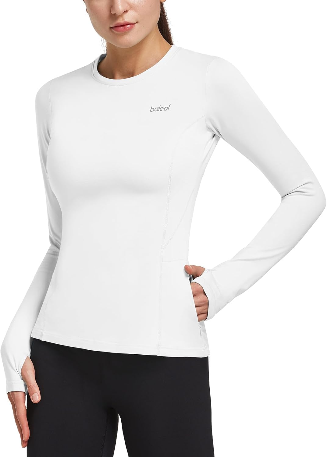 Baleaf Thermal Shirts for Women - Fleece Tops for Cold Weather