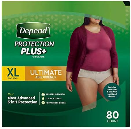 Depend Protection XL Underwear: 80ct Ultimate Comfort