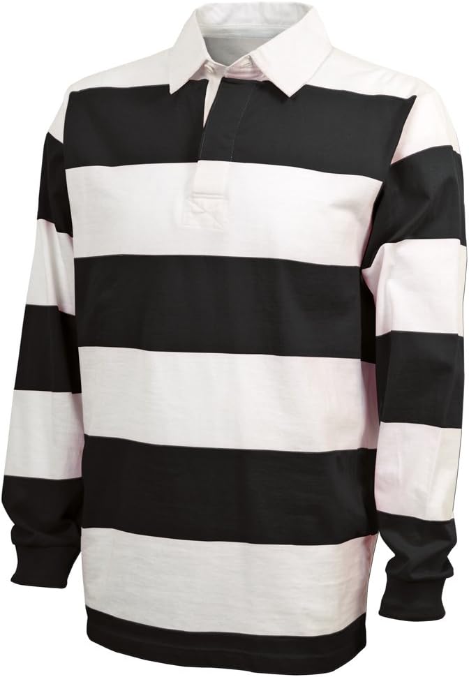 Classic Rugby Shirt for Men by Charles River Apparel - Stylish Fit