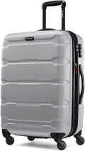 Samsonite Omni PC 24in Spinner Checked-Medium Luggage - Durable Travel