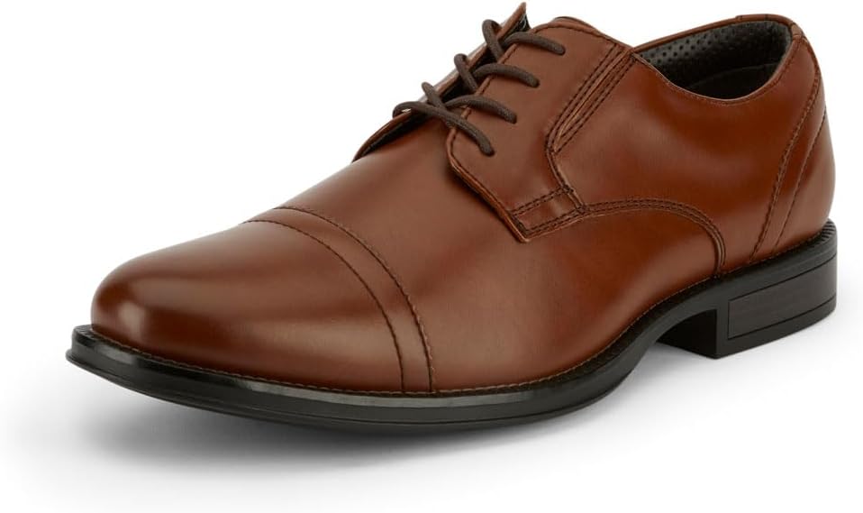 Dockers Mens Garfield Dress Cap Toe Oxford Shoe for Comfort