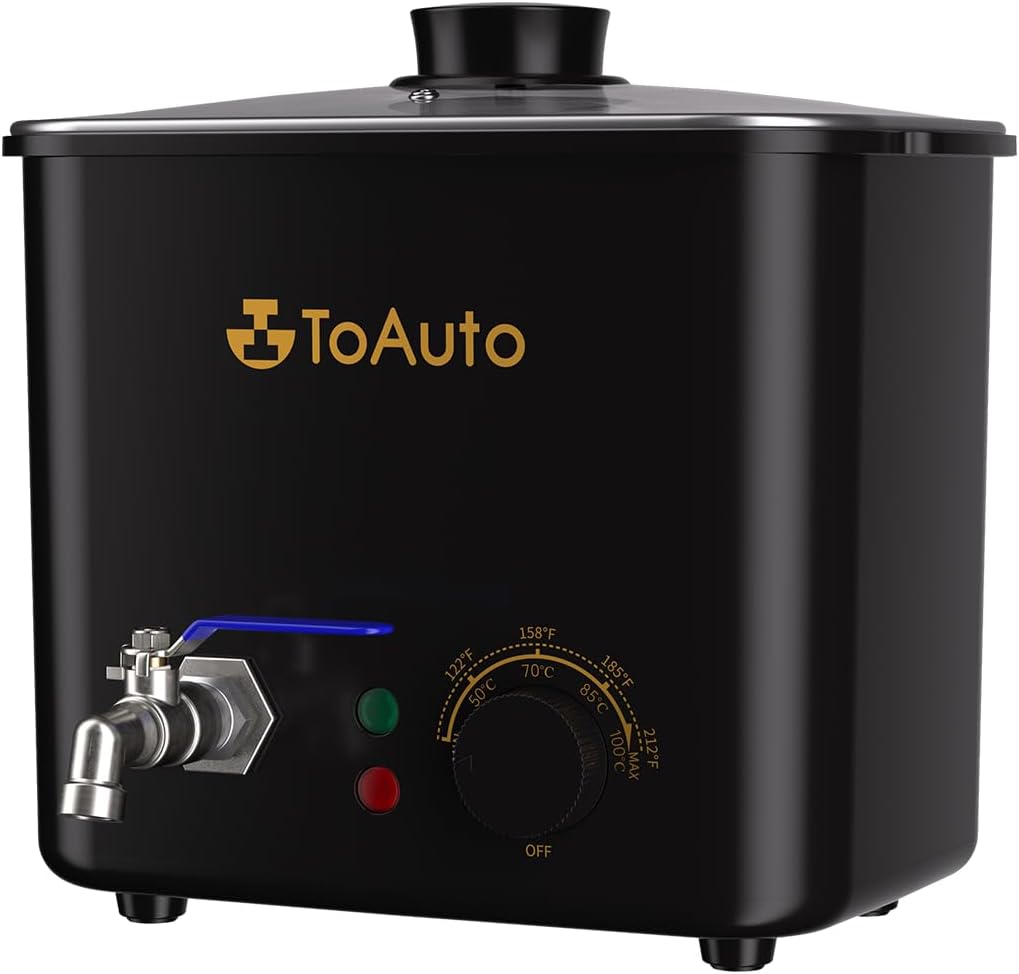 4Qt Black Electric Candle Wax Pot for DIY Candle Making