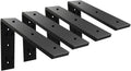 Countertop Support Bracket 4 Pack 10in L Brackets - Heavy Duty Support