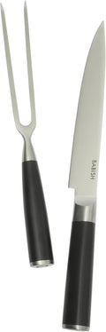 Babish 2-Piece Carving Knife and Fork Set - Precision German Steel