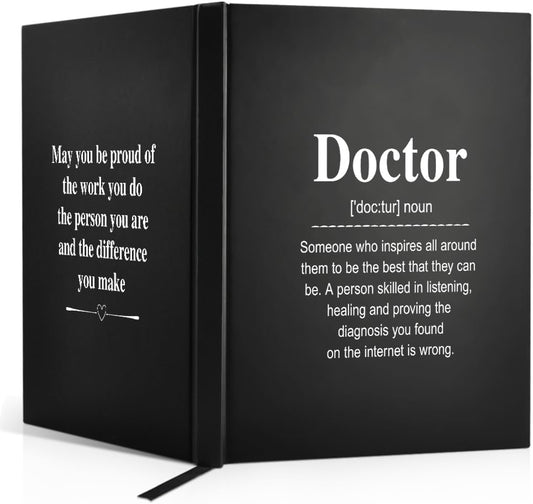 Premium Doctor's Blank Hardcover Notebook - Ideal Doctor Gift