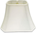 Rectangle Cut Designer Bell Shade 6.5 x 12 x 10 - Classic White