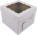 KBG Cake Boxes 10pcs 10x10x10 in Window Tall Cake Box - Sturdy