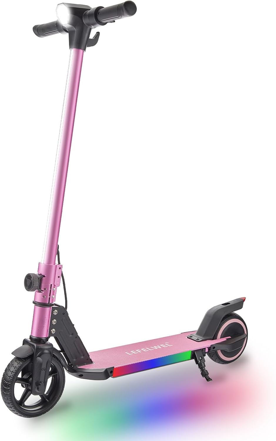 Electric Scooter for Kids Ages 6-12 with Colorful Lights