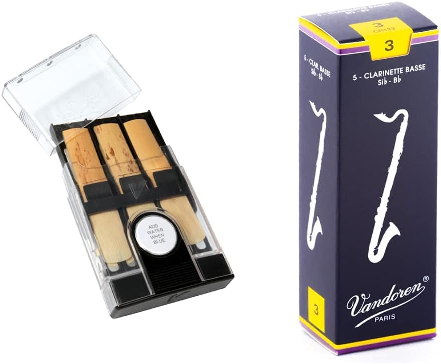 Vandoren Hygro Reed Case for Bass Clarinet and Saxophone Reeds