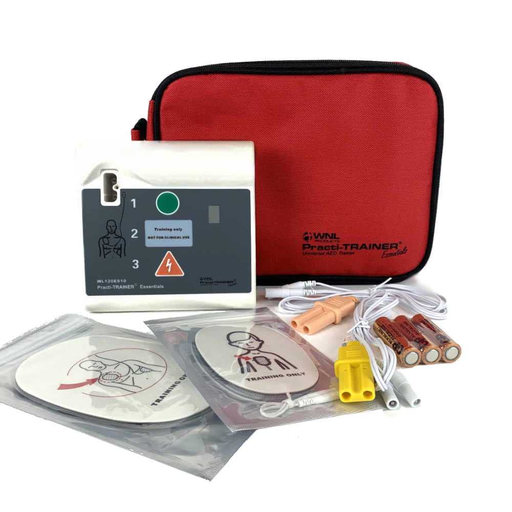 WNL Products Practi-Trainer AED Training Kit for CPR Training