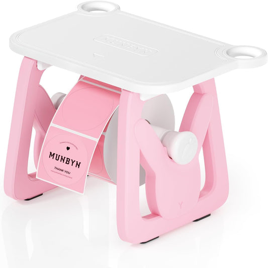MUNBYN Label Holder for Rolls and Fanfold Labels - Organize Your Space